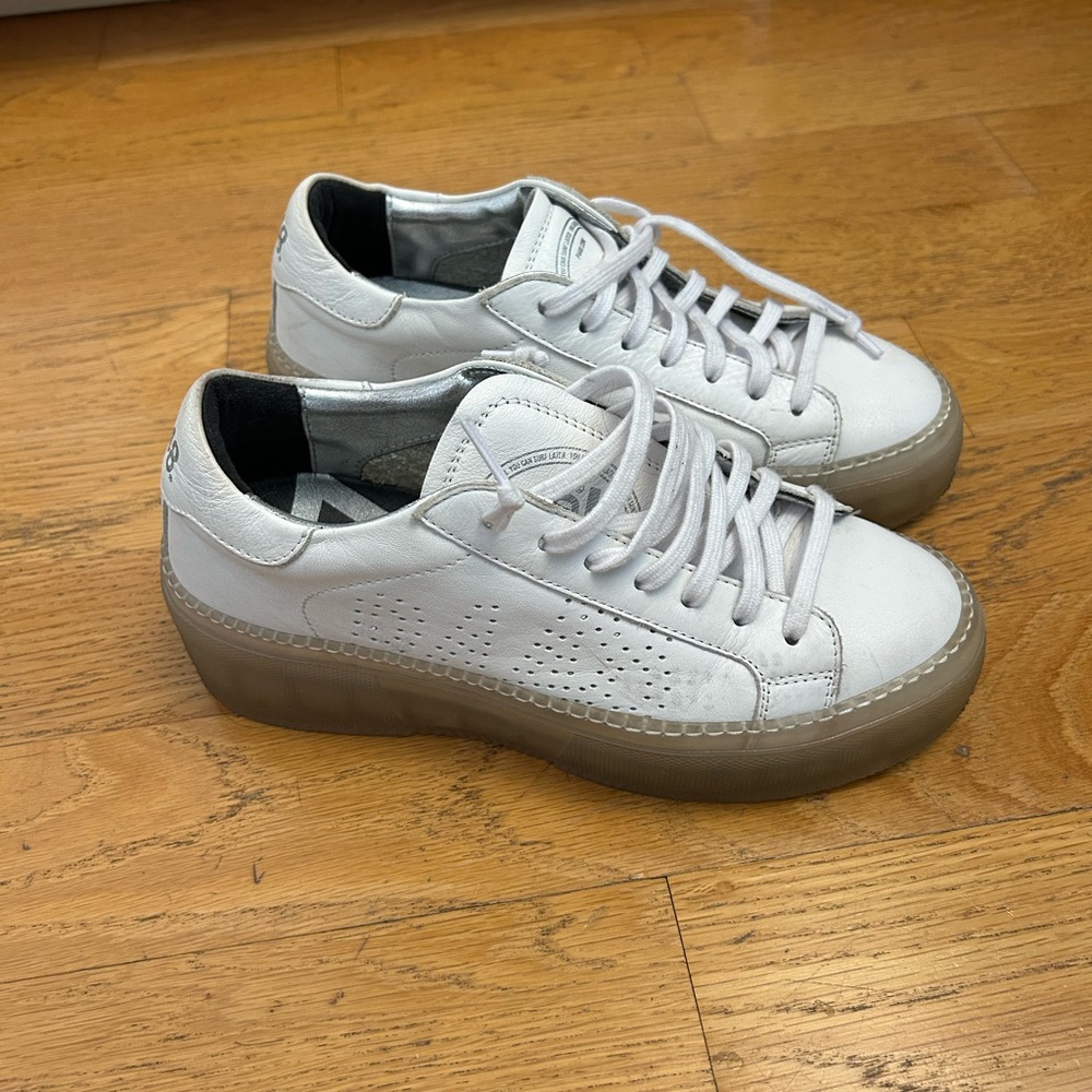 P448 White Sneakers Leather Minimalist Design